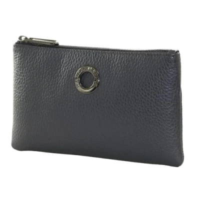 Image of Mandarina Duck Women&#039;s Mellow Leather Pouch, Dress Blue30, Taglia Unica