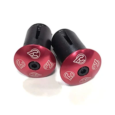 Image of Cinelli Bar End Expander Plugs, Red, Universal