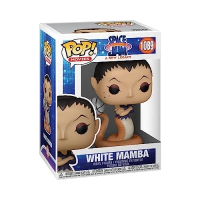 Image of Funko POP! Movies: Space Jam 2 White Mamba Collectable Vinyl Figure Gift Idea Official Merchandise Toys for Kids &amp; Adults Movies Fans Model Collectors and Display