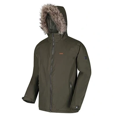 Image of Regatta Mens Haig Jacket Dark Khaki XL
