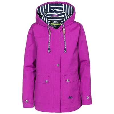 Image of Trespass Womens/Ladies Seawater Waterproof Breathable Windproof Jacket Purple Size 2XS