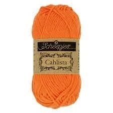 Image of Scheepjes Cahlista 281 Tangerine Yarn 1x50g
