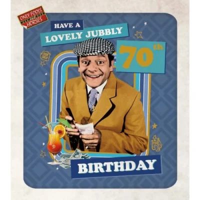 Image of 70th Official Only Fools and Horses Birthday Card, Card for Horses,