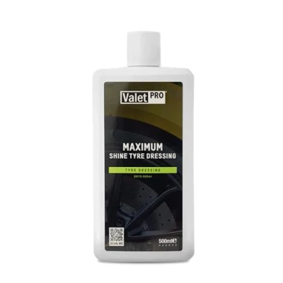Image of ValetPRO Maximum Shine tyre Gel 500ml High Gloss Long Lasting Easy to apply dressing