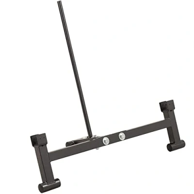 Image of GYM MASTER Full Double Barbell Deadlift Loading Jack with HDPE Padding