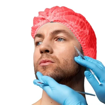 Image of SUPERGUARD GB Hair Nets for Catering Premium Disposable Mob Caps Kitchen Net Cover Double Stitched (Pack of 100) (Red)