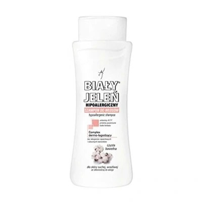 Image of BIALY JELEN Hypoallergenic shampoo with pure cotton 300ml
