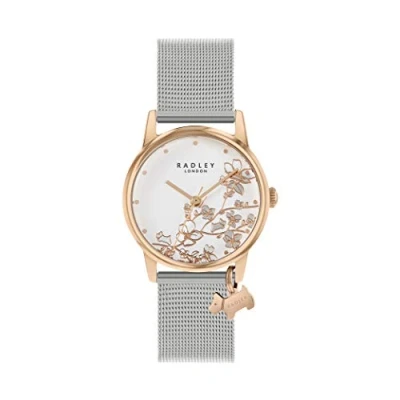 Image of RADLEY Ladies Silver Mesh Strap Watch RY4399
