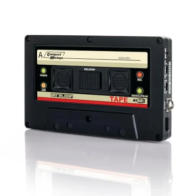 Image of Reloop Tape USB Mixtape Recorder for DJ Sets and Vinyl Records, Retro Cassette Design &amp; Switchable MP3 Quality Recording