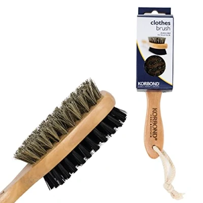 Image of Korbond Double Sided Clothes Brush, Multi Colour, Wood, Multicolor