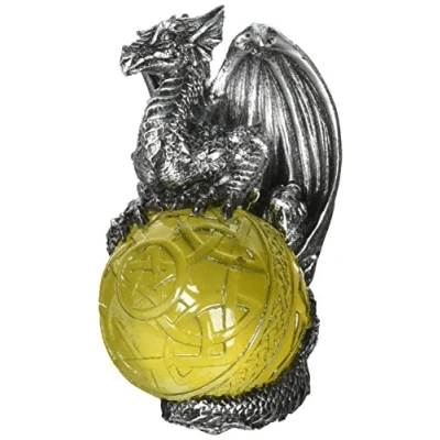 Image of Christmas Tree Ornaments Protector of the Gothic Portal Celtic Dragon Holiday Ornament Statue Decorations