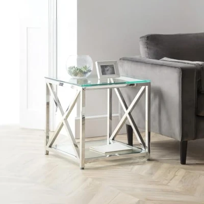 Image of Julian Bowen Davenport Dining Table Elephant Grey/Oak Tables