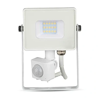 Image of 10W With Motion Sensor Waterproof Outside Security Led Floodlight Samsung Body Glass Ip65 Warm 800 Lumens