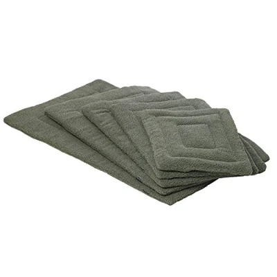 Image of House of Paws Moss Berber Fleece Small Mat for Pets Machine Washable, Insulating and Durable
