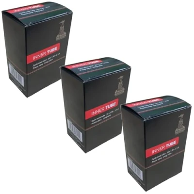 Image of Raleigh 26&quot; x 1.90 2.125 Bike Inner Tubes with 50mm Long Presta Valve (Pack of 3)