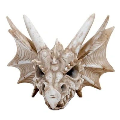 Image of Puckator Shadows of Darkness Dragon Skull Ornament Large Home Decoration Ornaments Resin Accessories Living Room Fantasy Gifts For Men