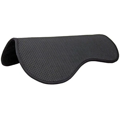 Image of Shires Contour No Slip Saddle Pad: Black