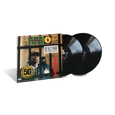 Image of Public Enemy It Takes A Nation Of Millions To Hold Us Back Remastered 180 Gram Sealed 2023 UK 2 LP vinyl set 00602455723864