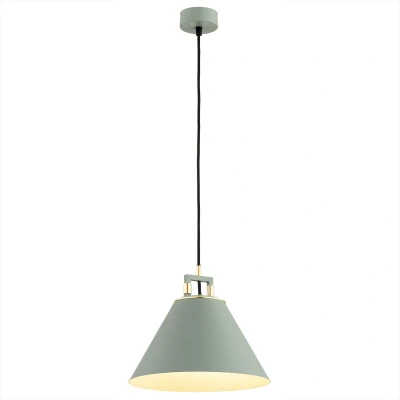 Image of Orte Dome Pendant Ceiling Light Siege Structure, Brass Elements