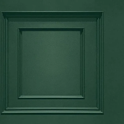 Image of Oliana Wood Panel Wallpaper Belgravia 8490 Green