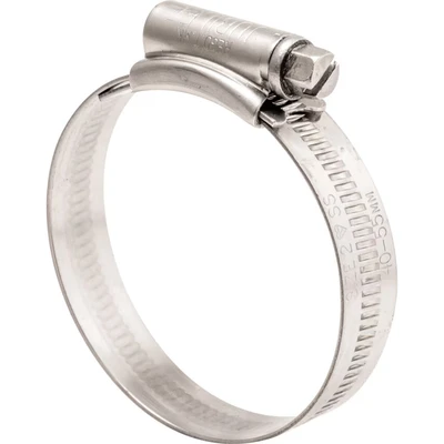 Image of Best Price Square HOSE CLIP, 304 S/S 40 55MM PK10 2SS By JUBILEE