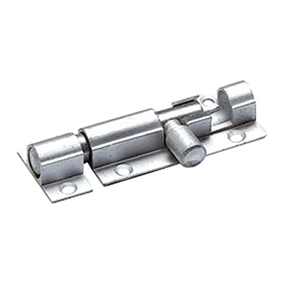 Image of Merriway BH01395 Door Bolt Aluminium 100mm, Grey, 100 mm