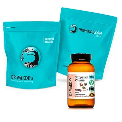 Image of DR WAKDE’S Sitopaladi Churna Powder 500g (1.1lb) Classical Ayurvedic Formula Blend of Dried Spices Plant Based Vegan All Natural