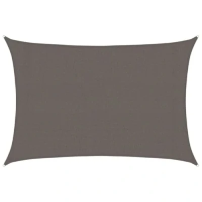 Image of vidaXL Sunshade Sail 160 g/m² Anthracite 3x5 m HDPE