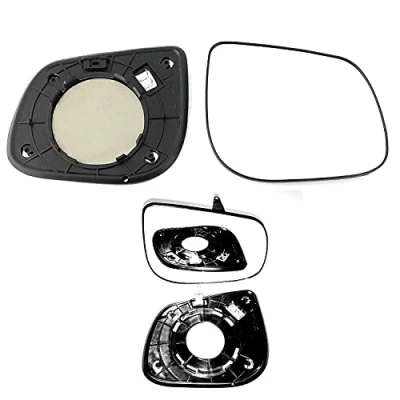 Image of Fits KIA Picanto From 2012 to 2020 Heated Base Wide Angle Clip on Wing Mirror RIGHT HAND (UK Driver Side)