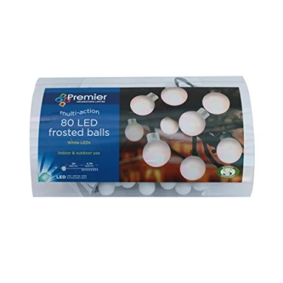Image of Premier 80 Multi Action White Frosted LEDs Christmas Lights LV111256W