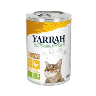 Image of Yarrah Cat Food Chunks with Chicken Bio 12 x 405g