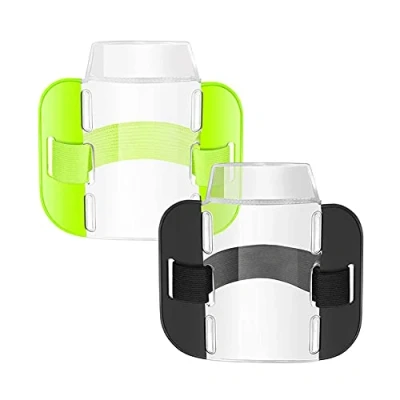 Image of 2 Pcs Arm Badge Holders Armband,Adjustable Strap ID Card License Holder for Emergency Workers Security Staff
