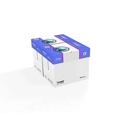 Image of icopy Office Paper A4 White Printer Copier 1 Ream of 500 Sheets (80gsm) Multifunction Laser Inkjet (8 Boxes, 40 Reams, A4)