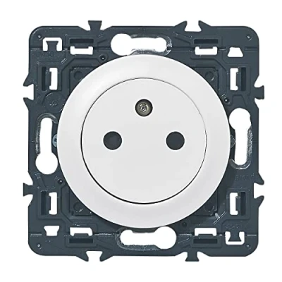 Image of Legrand Celiane LEG99703 Electric Socket with Earth 2P + T Flush White to be Built