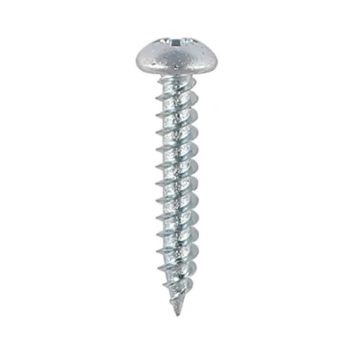 Image of TIMCO PZ2 Round BZP Twin Woodscrews 6 x 5/8 Zinc Plated Box of 200