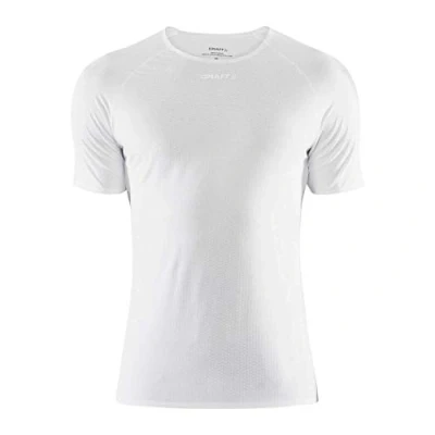 Image of Craft Men&#039;s Pro Dry Nanoweight Short Sleeve Jerseys, White, M UK