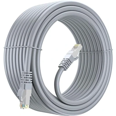 Image of MutecPower Multi Cable 20m Networking Cat5E Ethernet with RJ 45 Plug FTP CCA Grey 20 meter