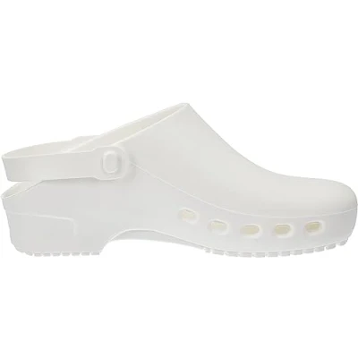 Image of REPOSA Unisex Echo Clogs and Mules, White, 3.5 UK