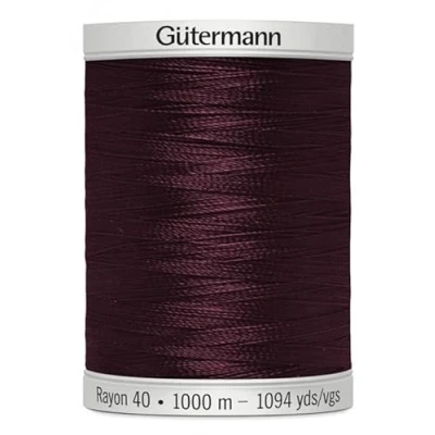 Image of Gutermann No 40 Sulky Rayon Embroidery Thread 1189 1000 Metres Each