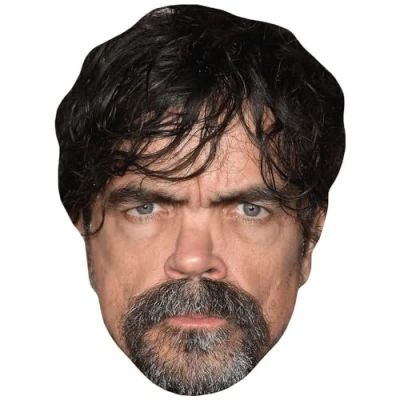 Image of Peter Dinklage (Stare) Celebrity Mask, Flat Card Face, Fancy Dress Mask