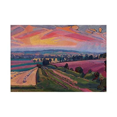 Image of Wee Blue Coo Painting Spencer Gore The Icknield Way Wall Art Print