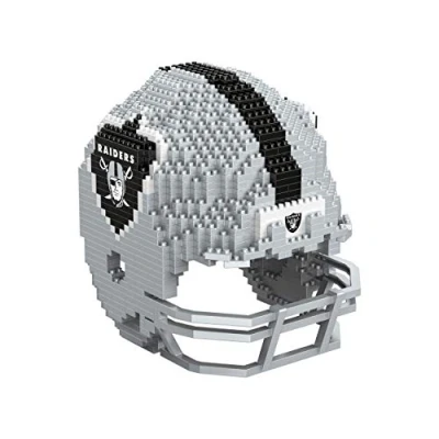 Image of FOCO Las Vegas Raiders NFL 3D BRXLZ Puzzle Replica Helmet Set, one size