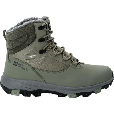 Image of Jack Wolfskin Men&#039;s Everquest Texapore High M Winter Boots, Dusty Olive, 6 UK
