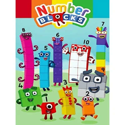 Image of Numberblocks Fleece Blanket Meet The Design Bed Throw Super Soft 100 x 150cm