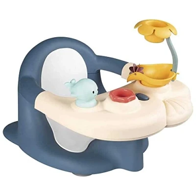 Image of Little Smoby 2 in 1 Baby bath Time Seat and Activity Table Unisex toy for children 6 to 16 months 13kg