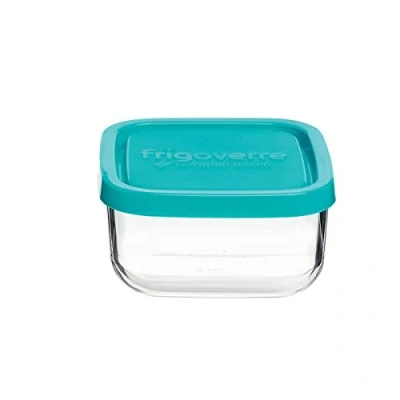 Image of Bormioli Food Storage Container Frigoverre Blue 10 x 5 cm / 345 ml