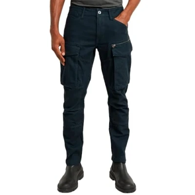 Image of G STAR RAW Men&#039;s Rovic Zip 3D Regular Tapered Pants, Blue (Legion gd D02190 D752 B853), 35W / 32L