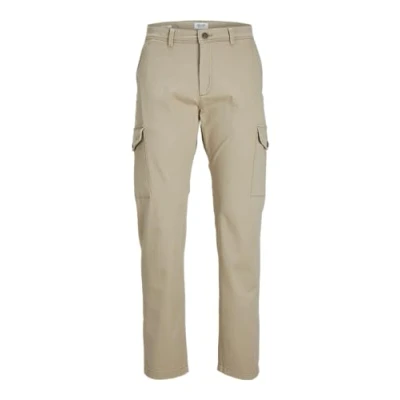 Image of JACK &amp; JONES Men&#039;s JPSTOLLIE JJBOWIE Cargo NOOS Pants, Crockery, 29 W/32 L