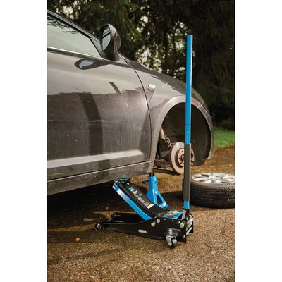 Image of Draper Trolley Jack, 3 Tonne, Blue