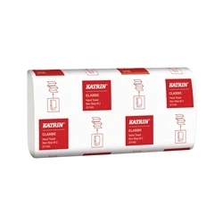 Image of Katrin Classic Hand Towel Non Stop M2 Wide 160 Sheets White (Pack 25)